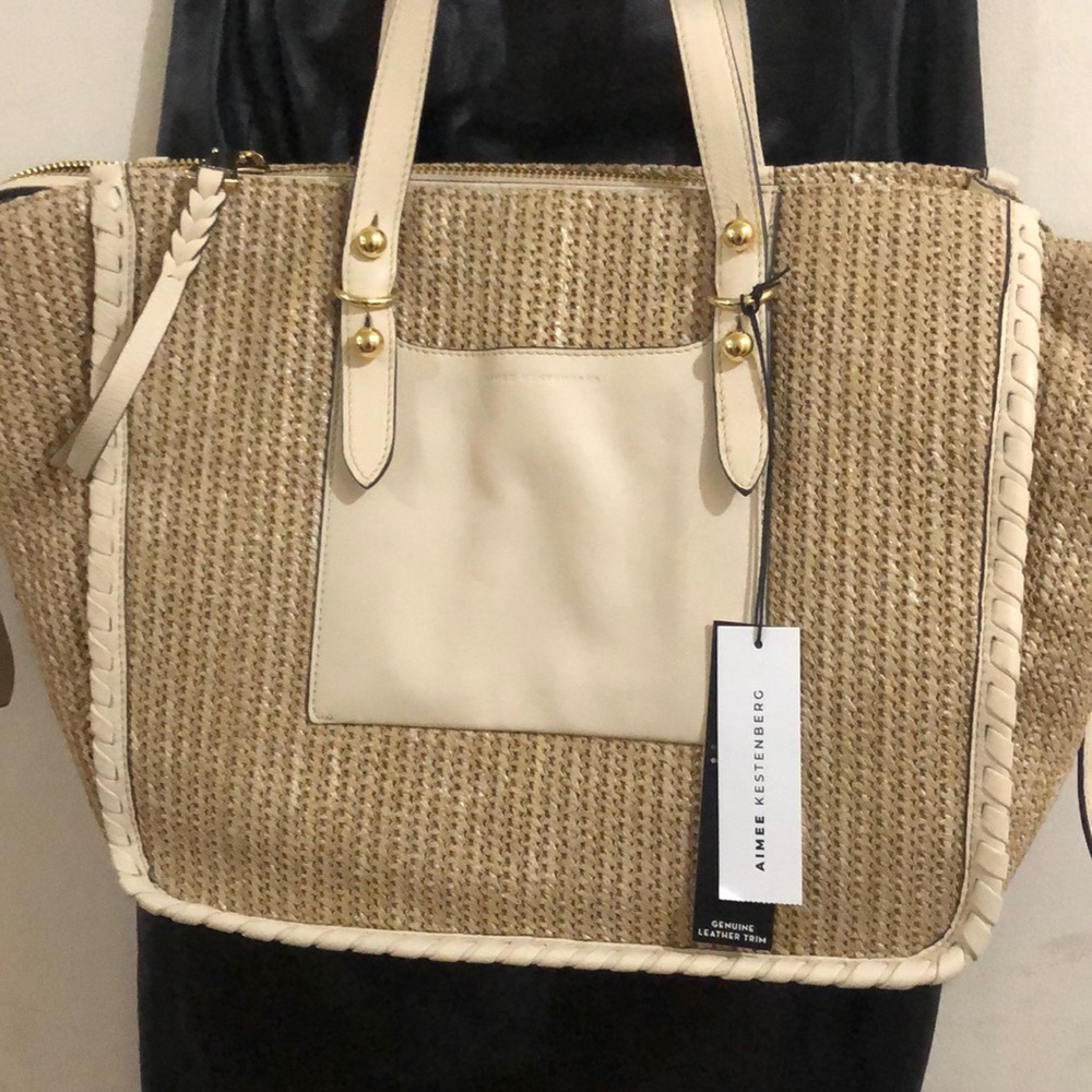 Aimee Kestenberg Casablanca Raffia Tote Bag (large)